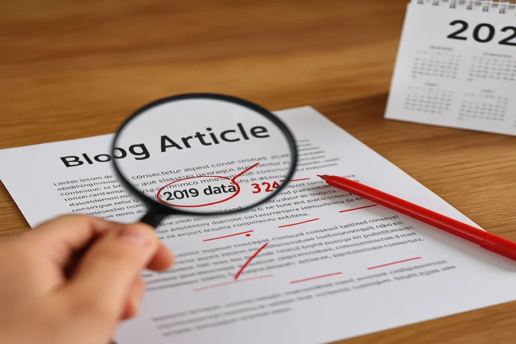 Refresh outdated content